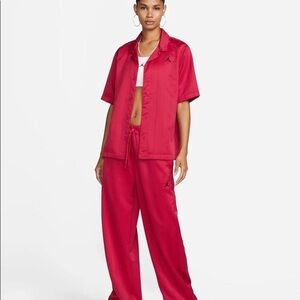 Nike air Jordan silk woven loose fit shirt